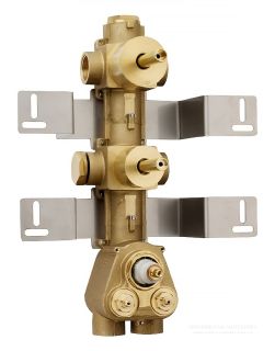 Скрытая часть термостата Bossini Z030203000 на три потребителя